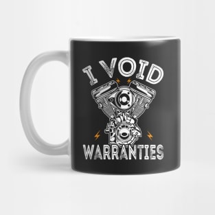 Funny I Void Warranties Motorcycle Mug